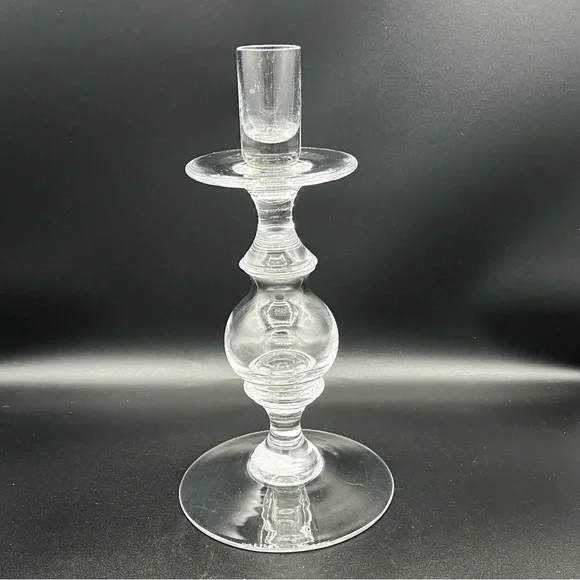 Crate & Barrel Anya Glass Candle Holder - Picture 3 of 9